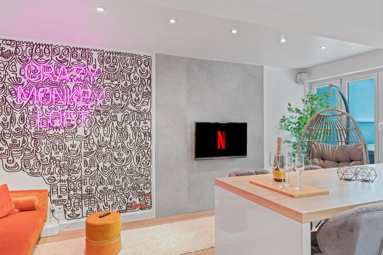 Апартаменты Das Crazy Monkey Loft Mit 100Qm & Summerlounge Штутгарт Экстерьер фото