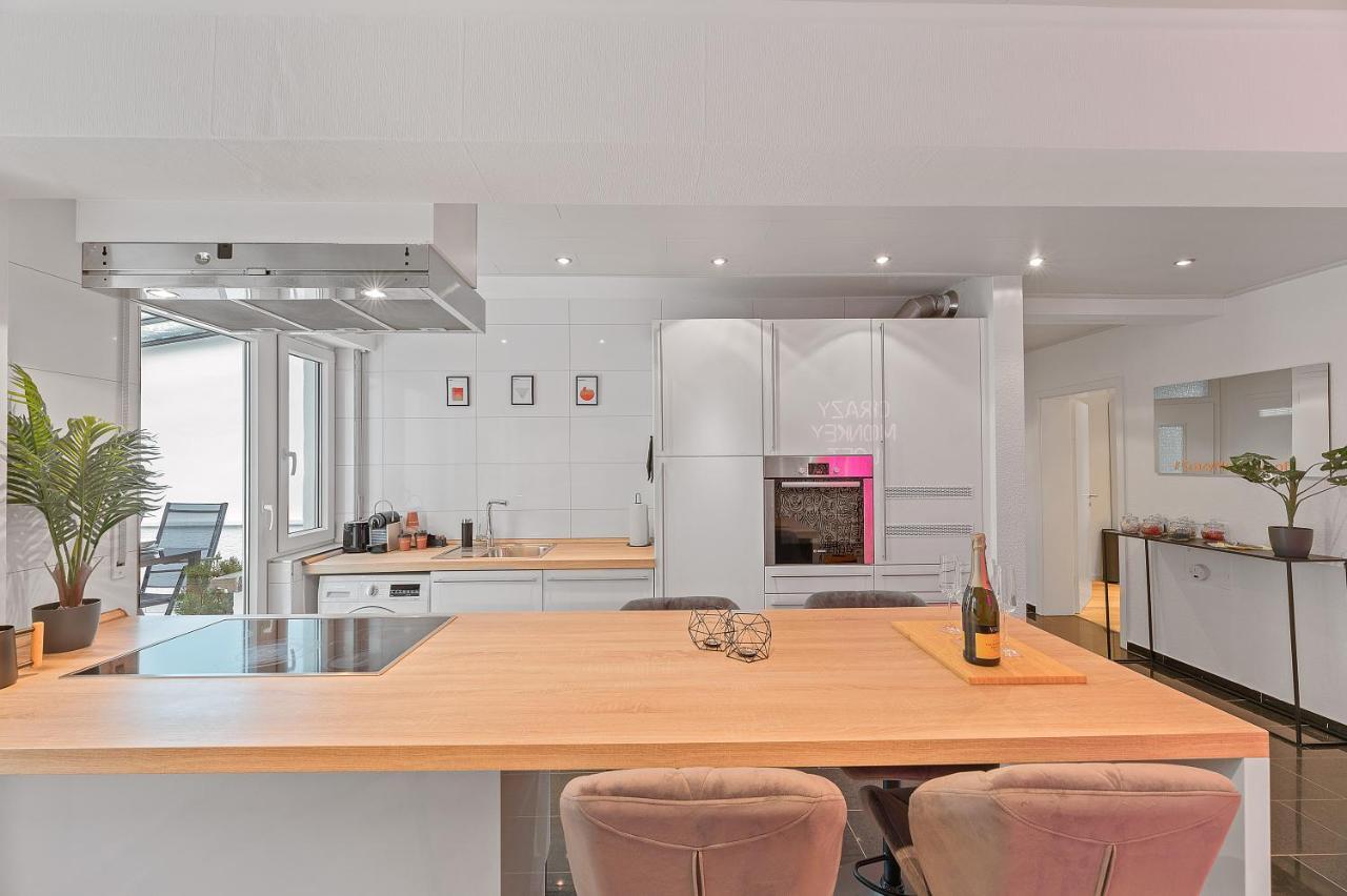 Апартаменты Das Crazy Monkey Loft Mit 100Qm & Summerlounge Штутгарт Экстерьер фото